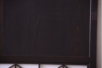 古民具・骨董　和モダンスタイル!古い木の上品な障子戸2枚セット(帯戸、玄関戸)