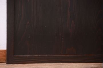 古民具・骨董　和モダンスタイル!古い木の上品な障子戸2枚セット(帯戸、玄関戸)