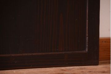 古民具・骨董　和モダンスタイル!古い木の上品な障子戸2枚セット(帯戸、玄関戸)