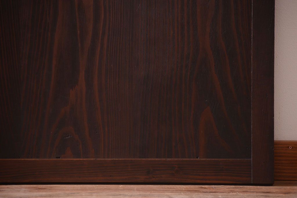 古民具・骨董　和モダンスタイル!古い木の上品な障子戸2枚セット(帯戸、玄関戸)