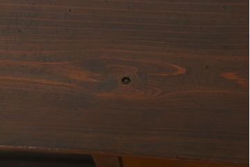 アンティーク家具　クリアガラス引き戸!古い木製の小さな収納棚