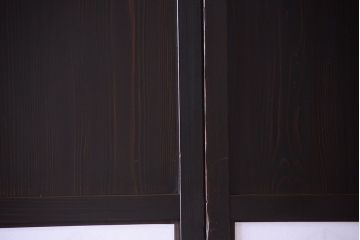 古民具・骨董　和モダンスタイル!古い木の上品な障子戸2枚セット(帯戸)(2)