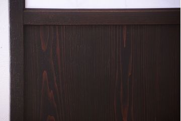 古民具・骨董　和モダンスタイル!古い木の上品な障子戸2枚セット(帯戸)(2)