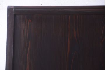 古民具・骨董　和モダンスタイル!古い木の上品な障子戸2枚セット(帯戸)(2)