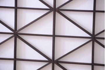 古民具・骨董　和モダンスタイル!古い木の上品な障子戸2枚セット(帯戸)(2)