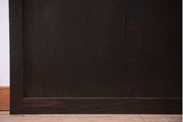 古民具・骨董　和モダンスタイル!古い木の上品な障子戸2枚セット(帯戸)(2)