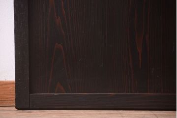 古民具・骨董　和モダンスタイル!古い木の上品な障子戸2枚セット(帯戸)(2)