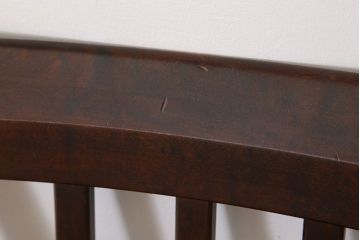 中古　北海道民芸家具　ベンチ型ダイニングチェア(定価約7万円)(1)