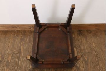 中古　北海道民芸家具　ベンチ型ダイニングチェア(定価約7万円)(2)