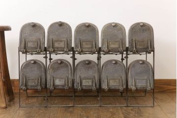 アンティーク雑貨　アンティーク　古い10連ガラス瓶　PERFECT-VESSEL