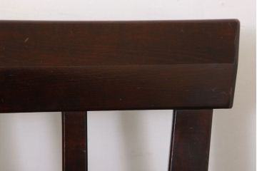 中古　北海道民芸家具　ベンチ型ダイニングチェア(定価約7万円)(3)
