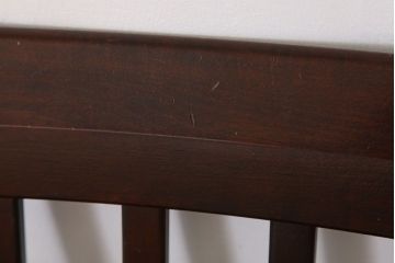 中古　北海道民芸家具　ベンチ型ダイニングチェア(定価約7万円)(3)