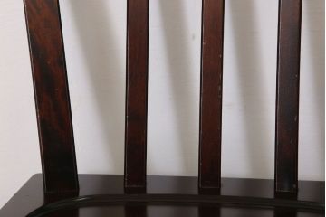 中古　北海道民芸家具　ベンチ型ダイニングチェア(定価約7万円)(3)