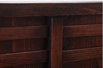 アンティーク家具　古民具・骨董　江戸期　凝った造りの米沢車箪笥