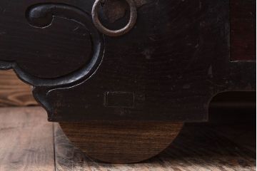 アンティーク家具　古民具・骨董　江戸期　凝った造りの米沢車箪笥