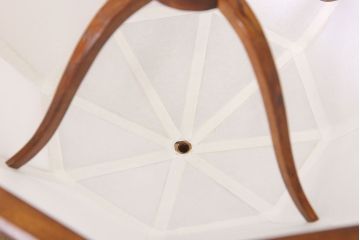 中古美品　松本民芸家具　九角木製スタンド