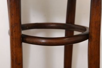 アンティーク家具　イギリスアンティーク　ダブルループ　曲げ木が美しいベントウッドハイチェア