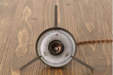 白いガラスの古いペンダントライト(天井照明)