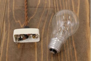 白いガラスの古いペンダントライト(天井照明)