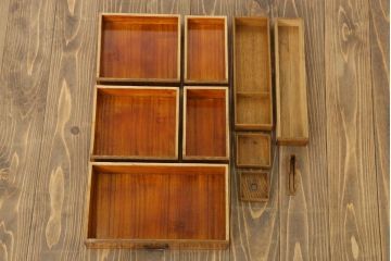 アンティーク雑貨　上質なアンティーク裁縫箱(小引き出し・小物入れ)(1)