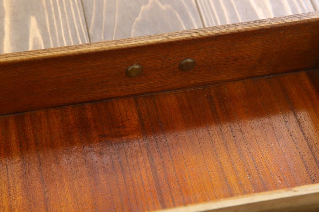 アンティーク雑貨　上質なアンティーク裁縫箱(小引き出し・小物入れ)(1)