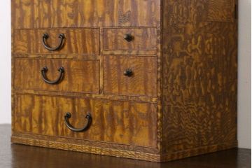 アンティーク雑貨　上質なアンティーク裁縫箱(小引き出し・小物入れ)(1)