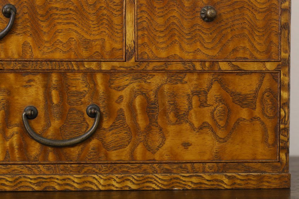 アンティーク雑貨　上質なアンティーク裁縫箱(小引き出し・小物入れ)(1)