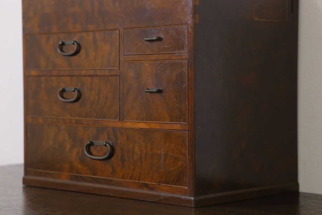 アンティーク雑貨　上質なアンティーク裁縫箱(小引き出し・小物入れ)(2)