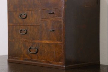 アンティーク雑貨　上質なアンティーク裁縫箱(小引き出し・小物入れ)(2)