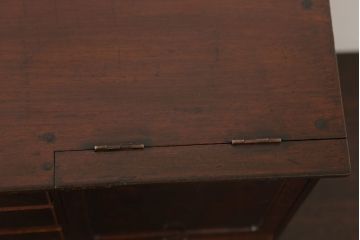 アンティーク家具　鏡付き!前面桑材の小引き出し(小さなドレッサー)