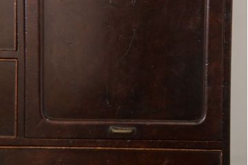 アンティーク家具　鏡付き!前面桑材の小引き出し(小さなドレッサー)