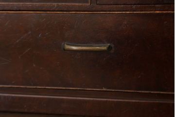 アンティーク家具　鏡付き!前面桑材の小引き出し(小さなドレッサー)