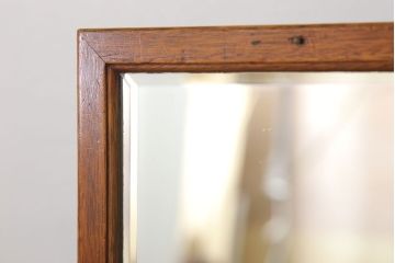 アンティーク家具　鏡付き!前面桑材の小引き出し(小さなドレッサー)