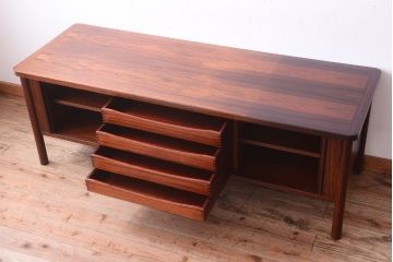 中古　Mobilia(モビリア)　ローズウッド材のローボード