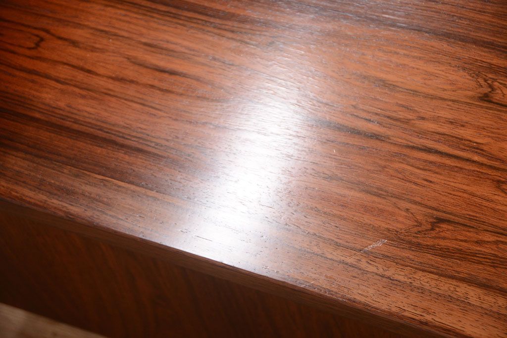 中古　Mobilia(モビリア)　ローズウッド材のローボード