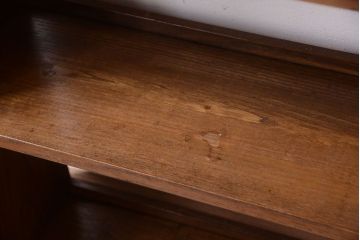 アンティーク家具　和製アンティークの楔(くさび)式本棚