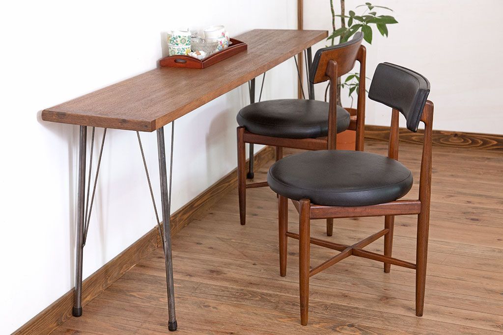 ヴィンテージ家具　 北欧ビンテージ　G-PLAN(ジープラン)　Fresco(フレスコ)　サーキュラーチェア(ダイニングチェア)(2)