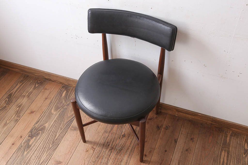 ヴィンテージ家具　 北欧ビンテージ　G-PLAN(ジープラン)　Fresco(フレスコ)　サーキュラーチェア(ダイニングチェア)(2)