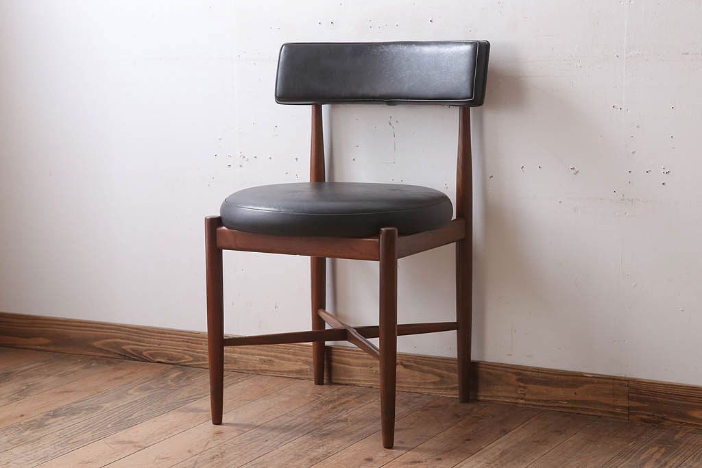 ヴィンテージ家具　北欧ビンテージ　G-PLAN(ジープラン)　Fresco(フレスコ)　サーキュラーチェア(ダイニングチェア)(3)