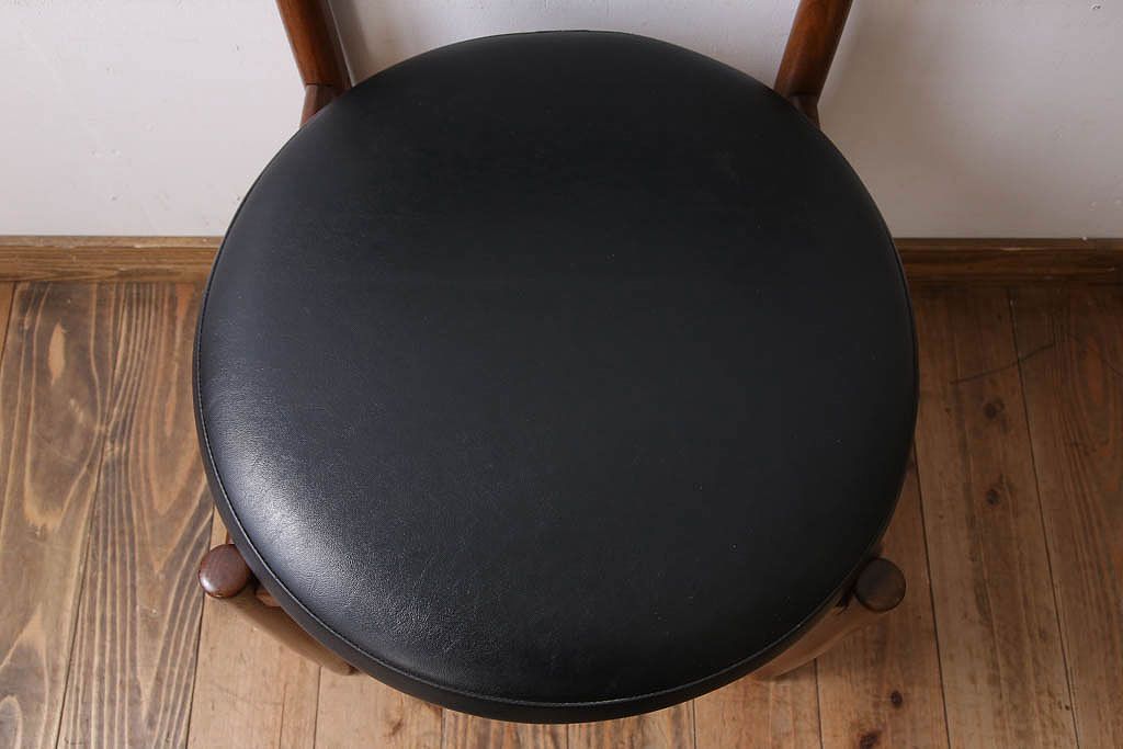 ヴィンテージ家具　北欧ビンテージ　G-PLAN(ジープラン)　Fresco(フレスコ)　サーキュラーチェア(ダイニングチェア)(3)