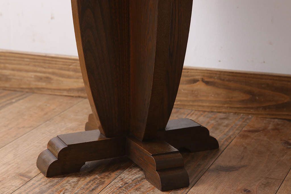 アンティーク家具　小ぶりなラウンドテーブル(サイドテーブル)