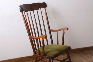 中古　飛騨の家具　ヒダ・ダイネットのロッキングチェア