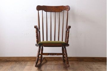 中古　飛騨の家具　ヒダ・ダイネットのロッキングチェア