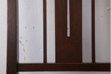 アンティーク家具　大正ロマン　古いナラ材製のアンティークチェア(椅子)