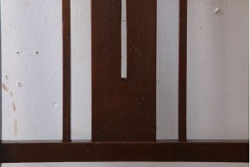 アンティーク家具　大正ロマン　古いナラ材製のアンティークチェア(椅子)
