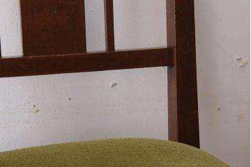 アンティーク家具　大正ロマン　古いナラ材製のアンティークチェア(椅子)