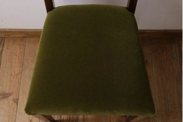 アンティーク家具　大正ロマン　古いナラ材製のアンティークチェア(椅子)