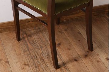 アンティーク家具　大正ロマン　古いナラ材製のアンティークチェア(椅子)