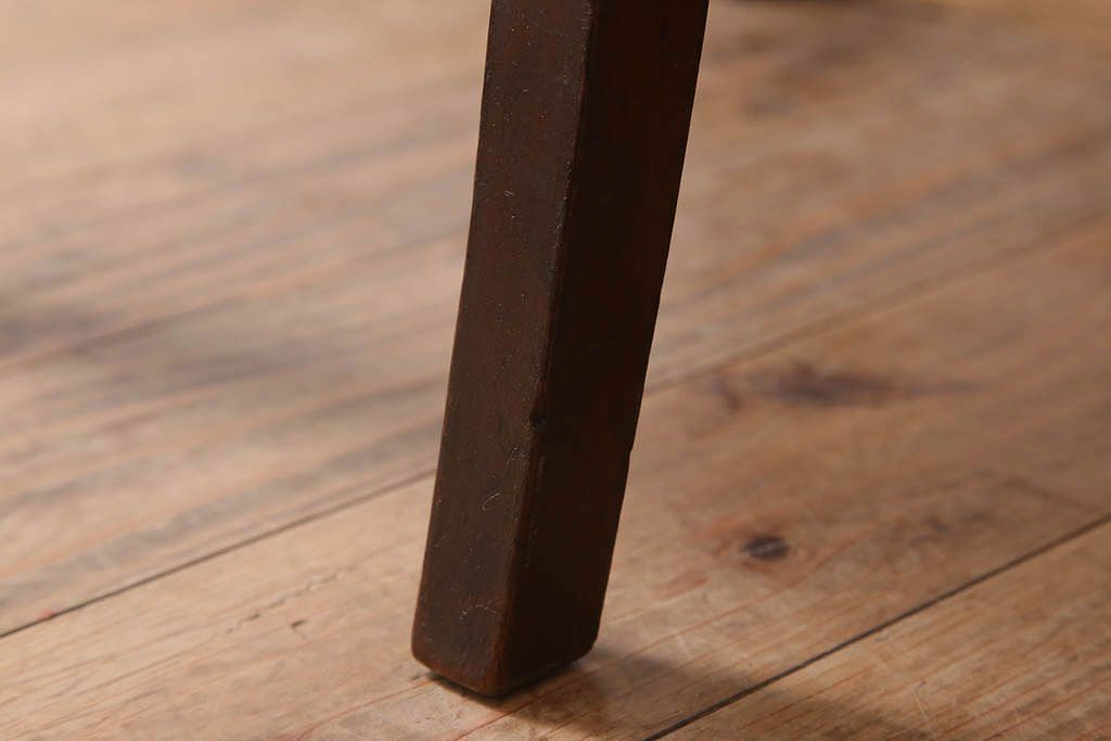 アンティーク家具　大正ロマン　古いナラ材製のアンティークチェア(椅子)