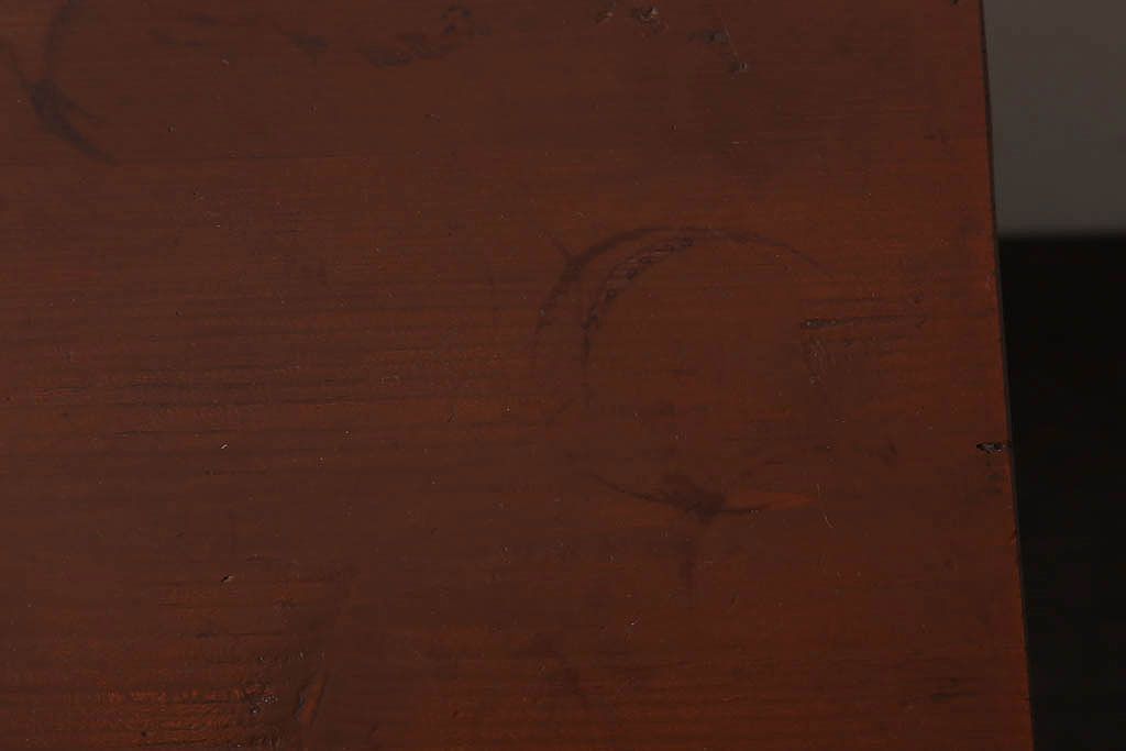 レトロ家具　昭和レトロ　古い木製のアンティーク5杯小引き出し